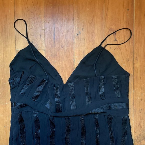 Wendy Hil Black Spaghetti Strap Midi Dress - Picture 5 of 8